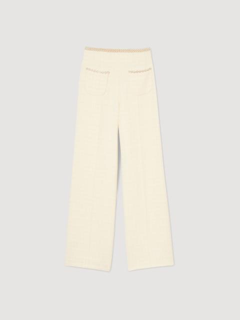 Sandro TWEED TROUSERS