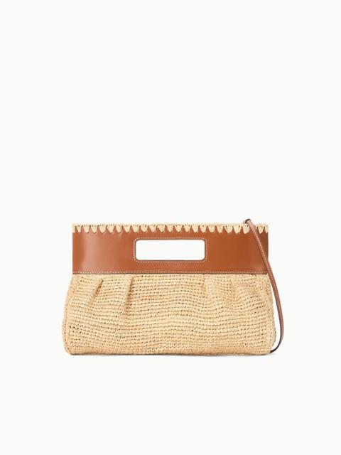 STAUD STAUD LENA CLUTCH NATURAL/TAN