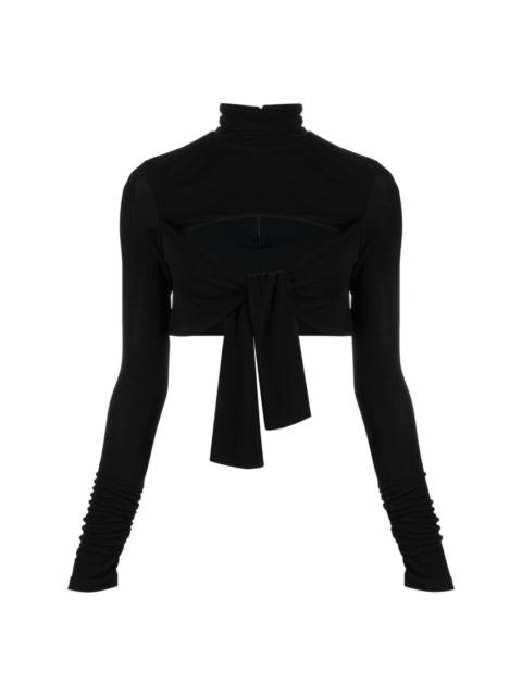 MSGM cutout crop top
