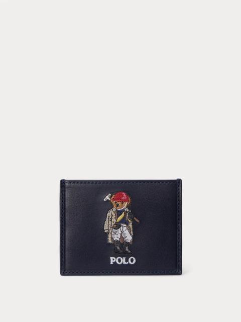Polo Ralph Lauren Polo Bear Leather Card Case