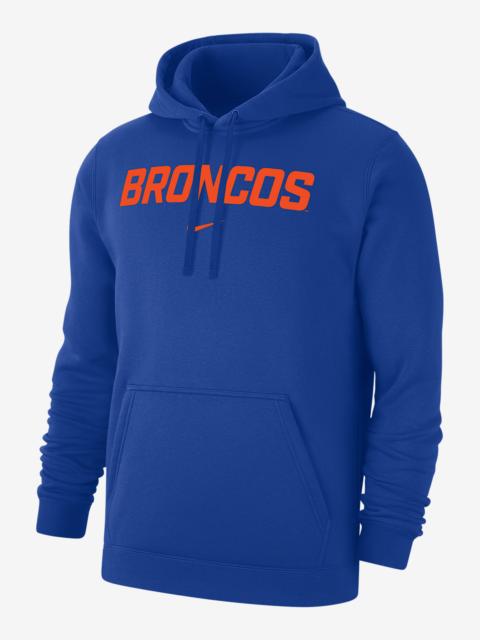 Nike Boise State Club Fleece Men's Nike College Pullover Hoodie