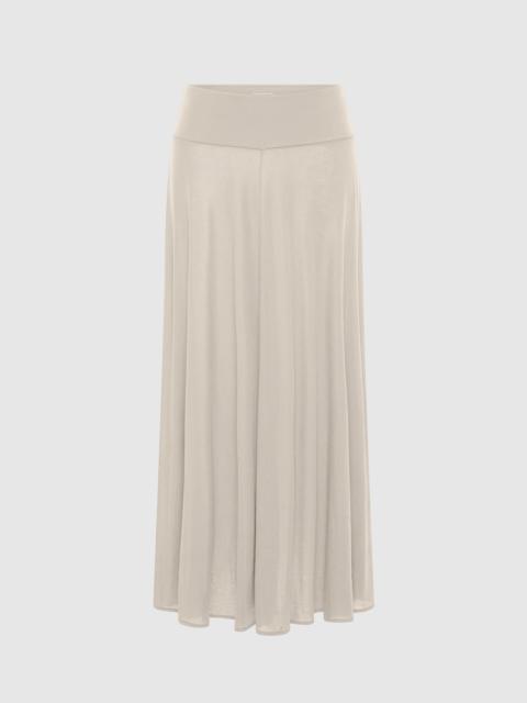 ST. AGNI Fluid Jersey Skirt - Soft Ash