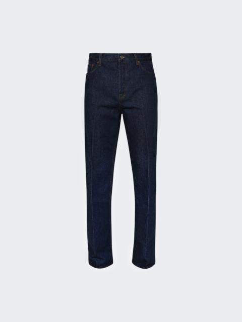 GUCCI Straight Leg Jeans Dark Blue