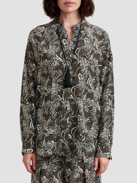 LA LIGNE Women's Shelby Shirt - Taupe Floral