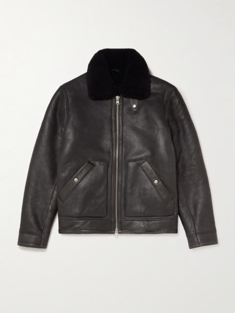 NN07 Atkinson 8173 Shearling Bomber Jacket