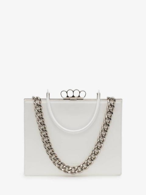 Alexander McQueen The Four Ring Frame in White