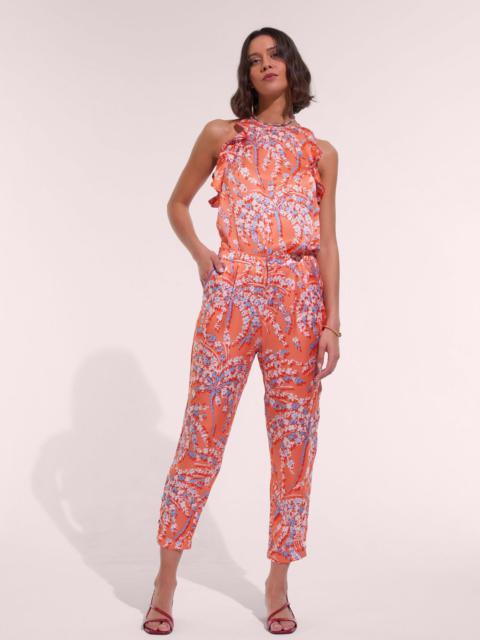 Poupette St Barth Pant Bel  - Orange Palmery