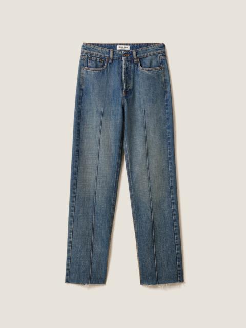 Miu Miu Denim five-pocket jeans