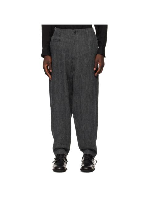 Gray Coin Pocket Trousers