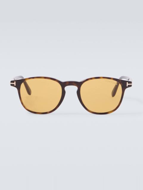 TOM FORD Holt round sunglasses