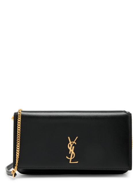SAINT LAURENT Saint Laurent Cassandre Grained Leather Phone Case