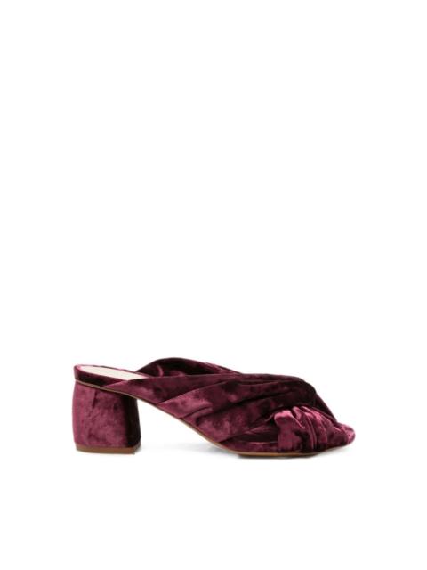 forte_forte Velvet heel sandals