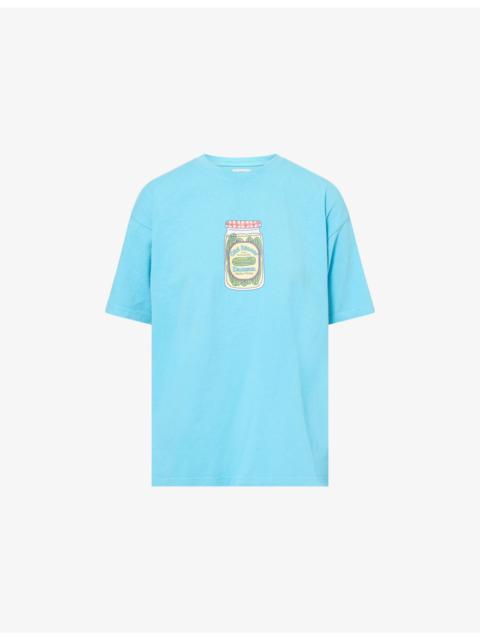 DAMSON MADDER. Girl Dinner Graphic-Print Cotton T-Shirt