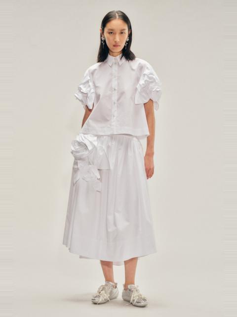 Simone Rocha Pressed Rosette Basque Skirt