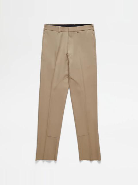 Tod's RIDING TROUSERS - BEIGE