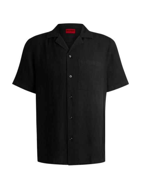 HUGO RELAXED-FIT MULTI-OCCASIONAL SHIRT IN LINEN