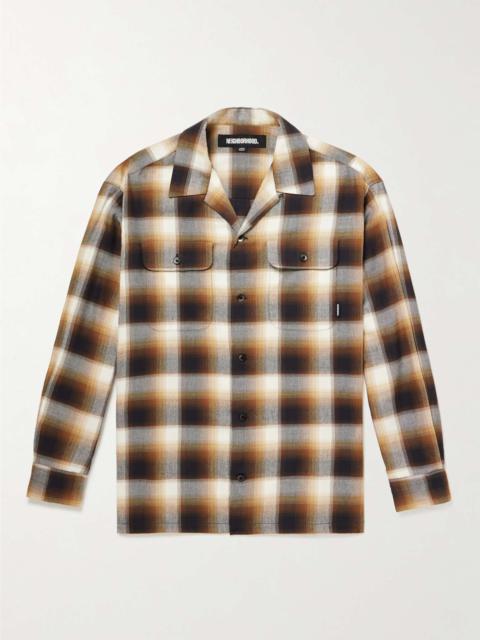 Checked Cotton-Blend Flannel Shirt