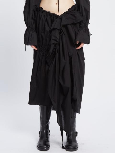 Ann Demeulemeester Maike Midi Ruffled Skirt