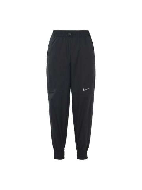 Nike (WMNS) Nike Sportswear Swoosh 3D Logo Woven Sports Pants/Trousers/Joggers Autumn Black CZ8910-010