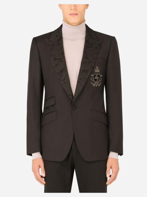 Sicilia tuxedo jacket with patch