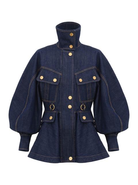Zimmermann LUNA DENIM UTILITY JACKET