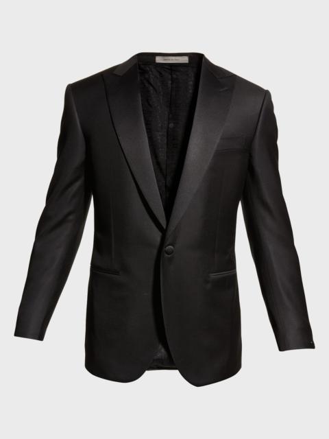 CORNELIANI Men's Solid Peak-Lapel Tuxedo
