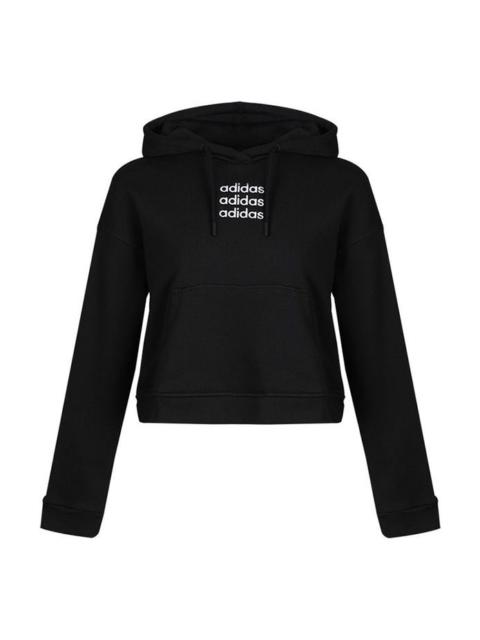 adidas (WMNS) adidas Neo C+ Sweatshirts 'Black' GJ7935