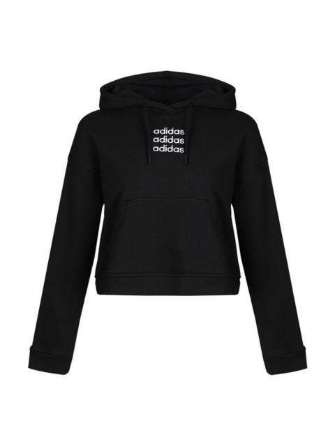 (WMNS) adidas Neo C+ Sweatshirts 'Black' GJ7935