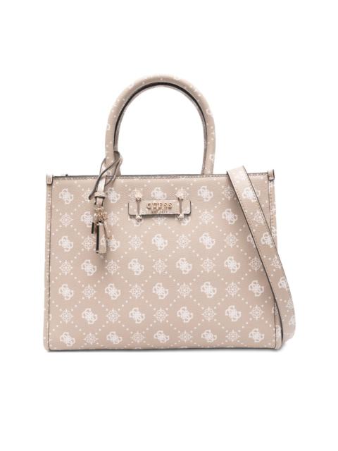 GUESS USA monogram-pattern tote bag