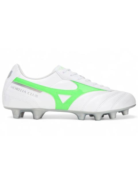 Mizuno Mizuno Morelia II Club MD White Neon Green Galaxy Silver