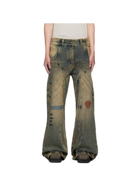 NOFAITHSTUDIOS BLACK FLARED POCKET CARGO その他ブランド