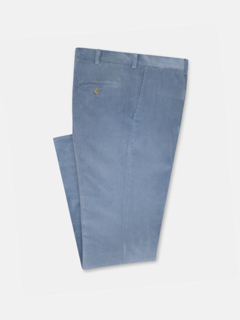 J. PRESS MADE-IN-USA LIGHT BLUE WIDE WALE BRITISH CORDUROY PANT