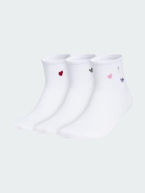 adidas Unisex Originals Icons 3-Pack High Quarter