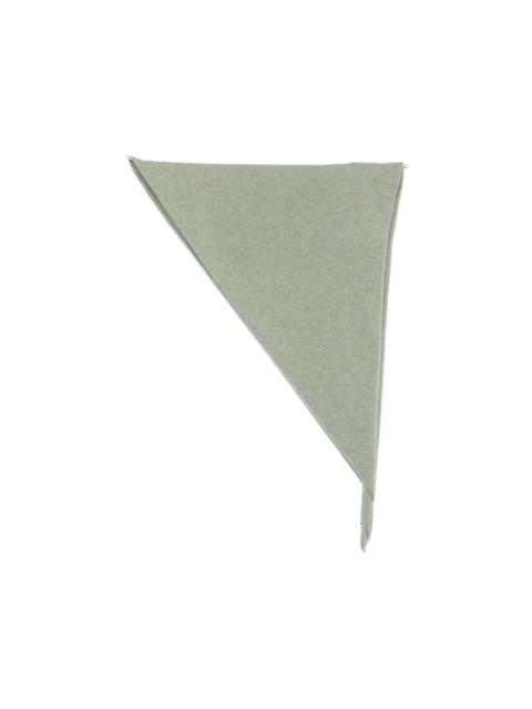 extreme cashmere knitted bandana scarf