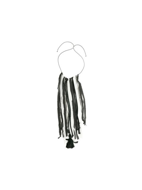 OPEN YY fringed necklace