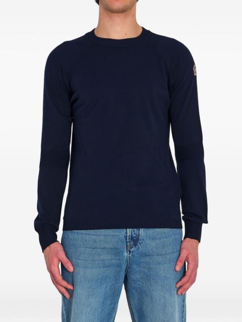 Moncler Grenoble ribbed round-neck knit sweater
