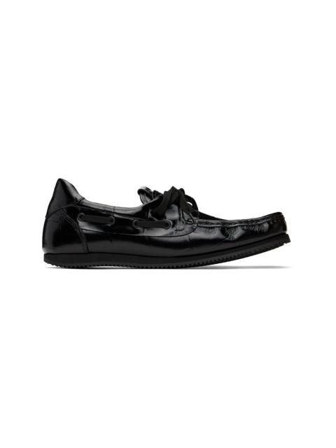 JACQUEMUS Black La Croisière 'The Batto' Loafers