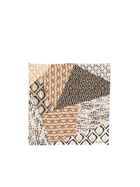 Max Mara patchwork-print scarf
