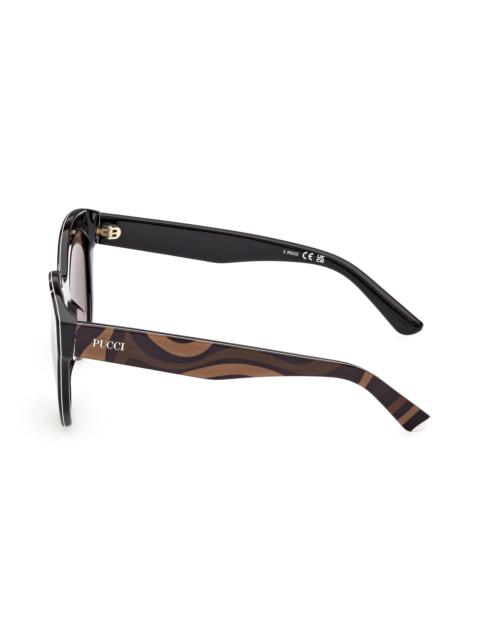 PUCCI Women's 53MM Cat-Eye Sunglasses - Brown