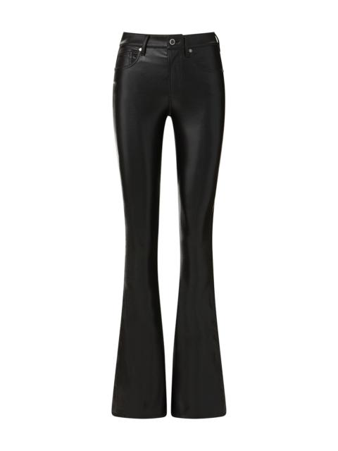 BEVERLY VEGAN LEATHER SKINNY-FLARE PANT