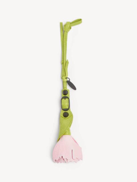 BALENCIAGA Women's Le City Carnation Charm/keyring in Pistache/pink