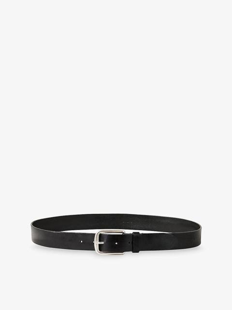 Sandro Vegetable-Tanned Leather Belt