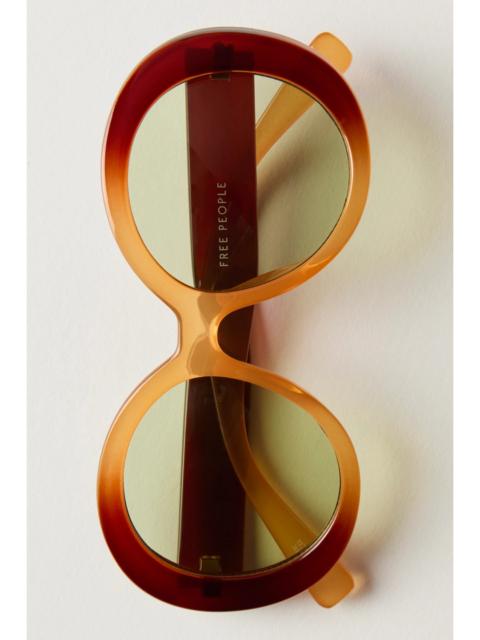 FREE PEOPLE Sunspell Round Sunglasses