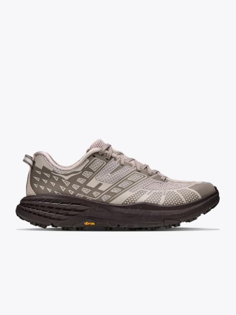 HOKA Stealth/Tech Speedgoat 2 Shoes in River Rock Grey/Cast Iron