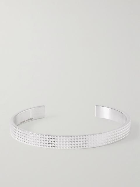 le gramme Le 23g Pyramid Recycled Sterling Silver Cuff Silver
