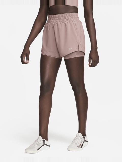 Nike One Women's Dri-FIT High-Waisted 3" 2-in-1 Shorts