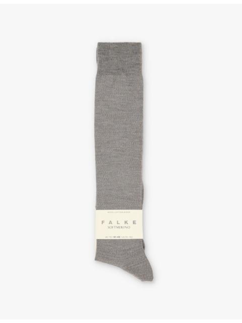 FALKE Softmerino stretch wool-blend knee-length socks