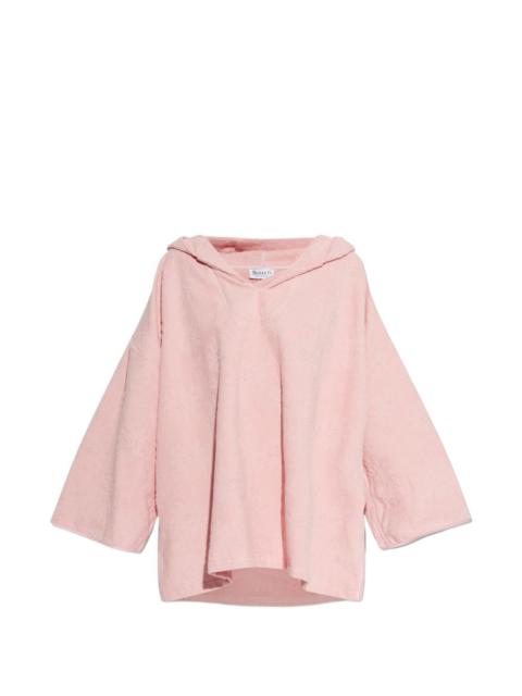 Hunza G Sunny hooded poncho