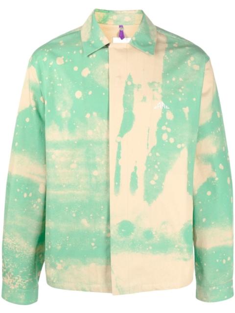 OAMC paint-print shirt jacket