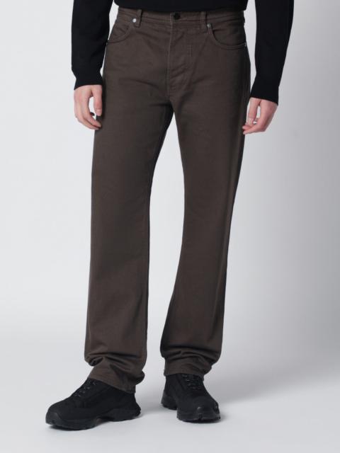 Stone Island Brown regular-fit jeans